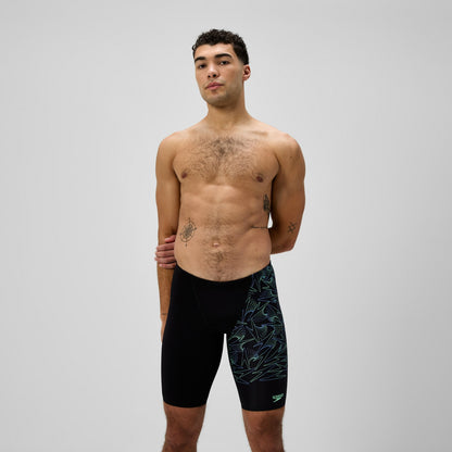 Hyperboom Splice Jammer Black/Green | Speedo