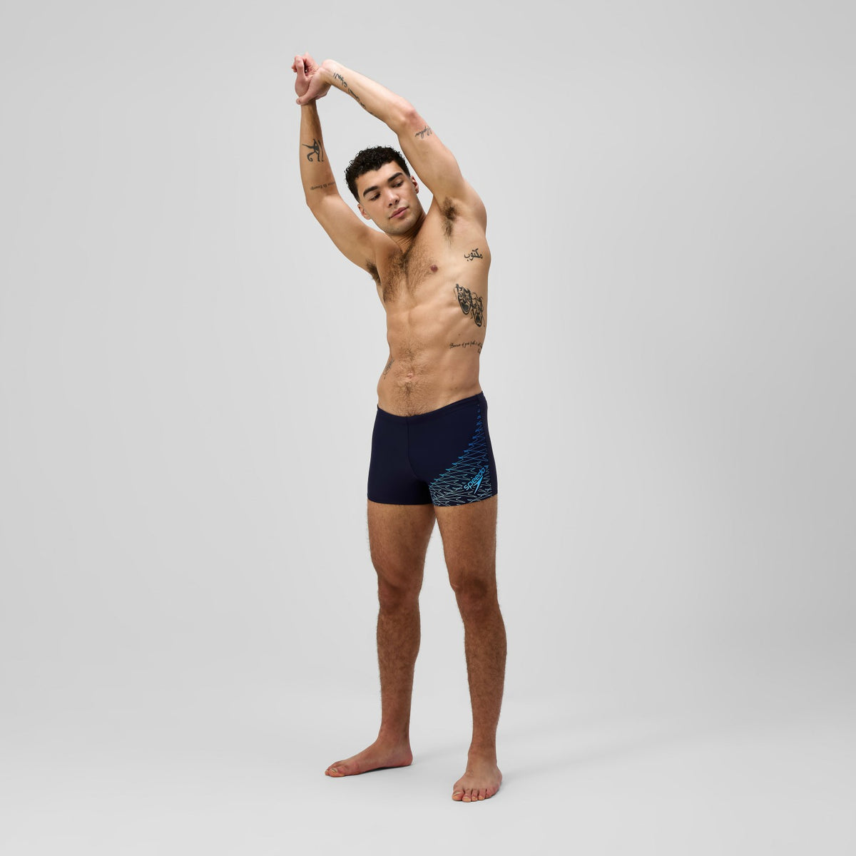 Medley Logo Aquashorts Navy/Blue | Speedo