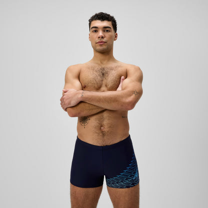 Medley Logo Aquashorts Navy/Blue | Speedo