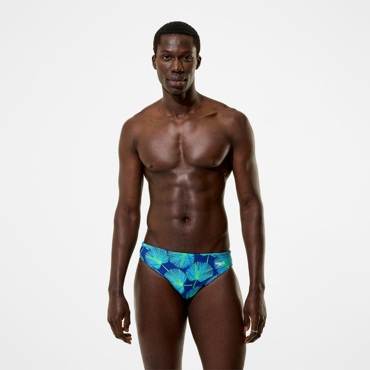 The Speedo Printed Briefs Blue/Green | Speedo