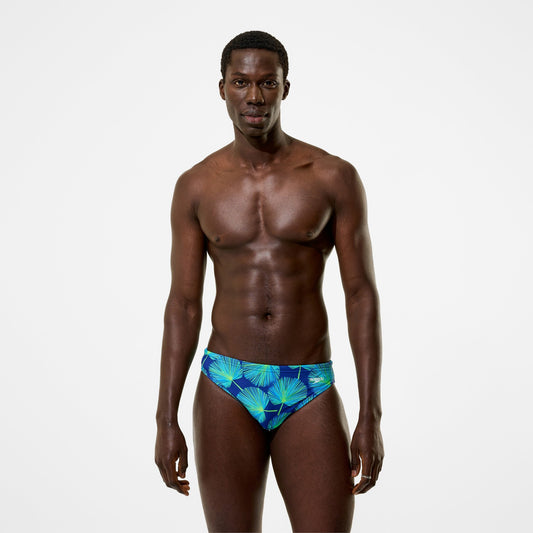 The Speedo Printed Briefs Blue/Green | Speedo
