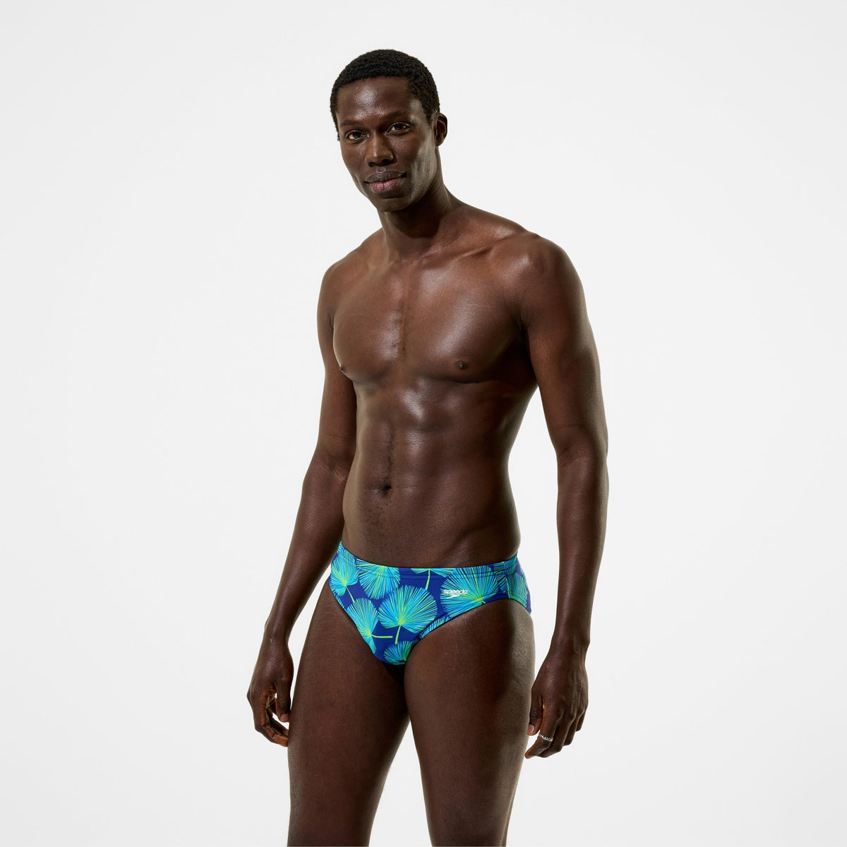 The Speedo Printed Briefs Blue/Green | Speedo
