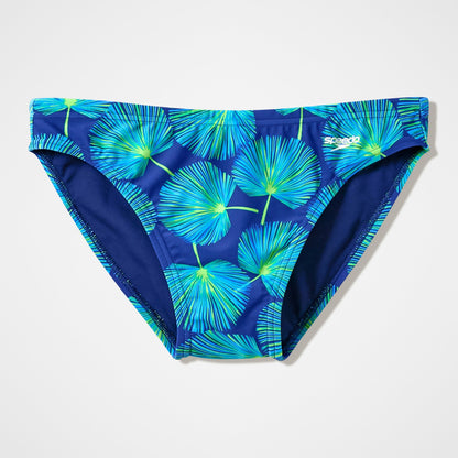 The Speedo Printed Briefs Blue/Green | Speedo