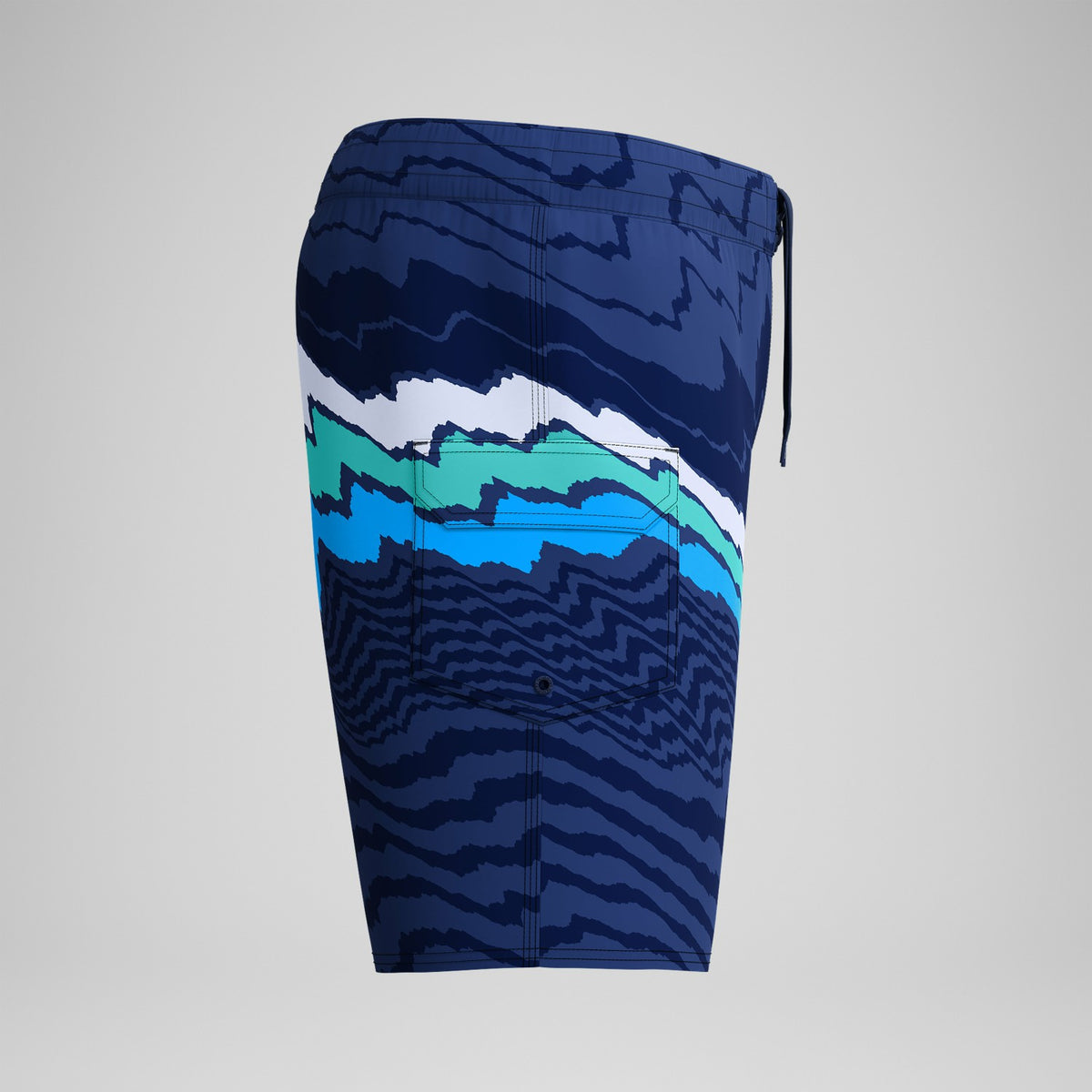 Lookout Printed Swim Shorts Navy/Blue | Speedo