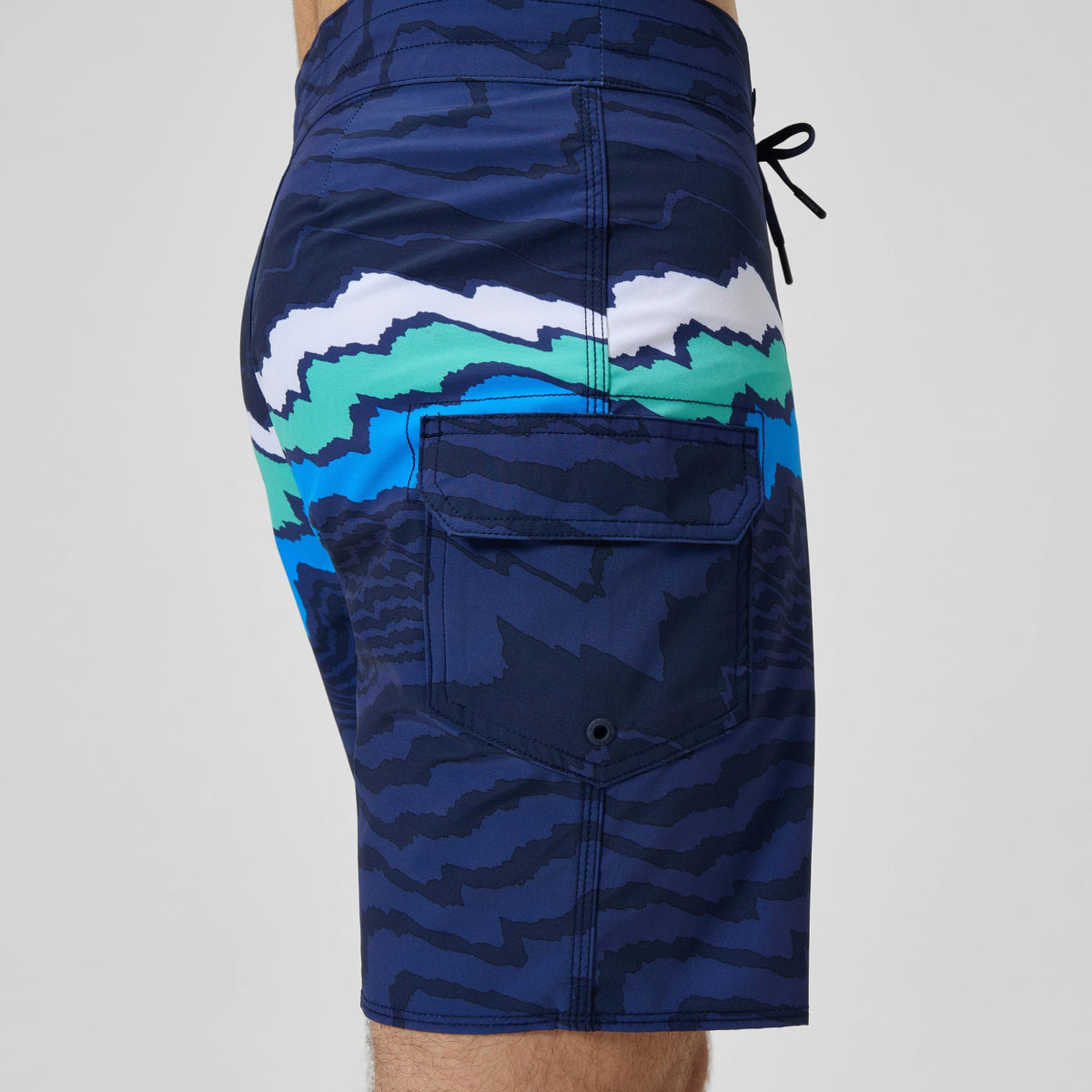 Lookout Printed Swim Shorts Navy/Blue | Speedo
