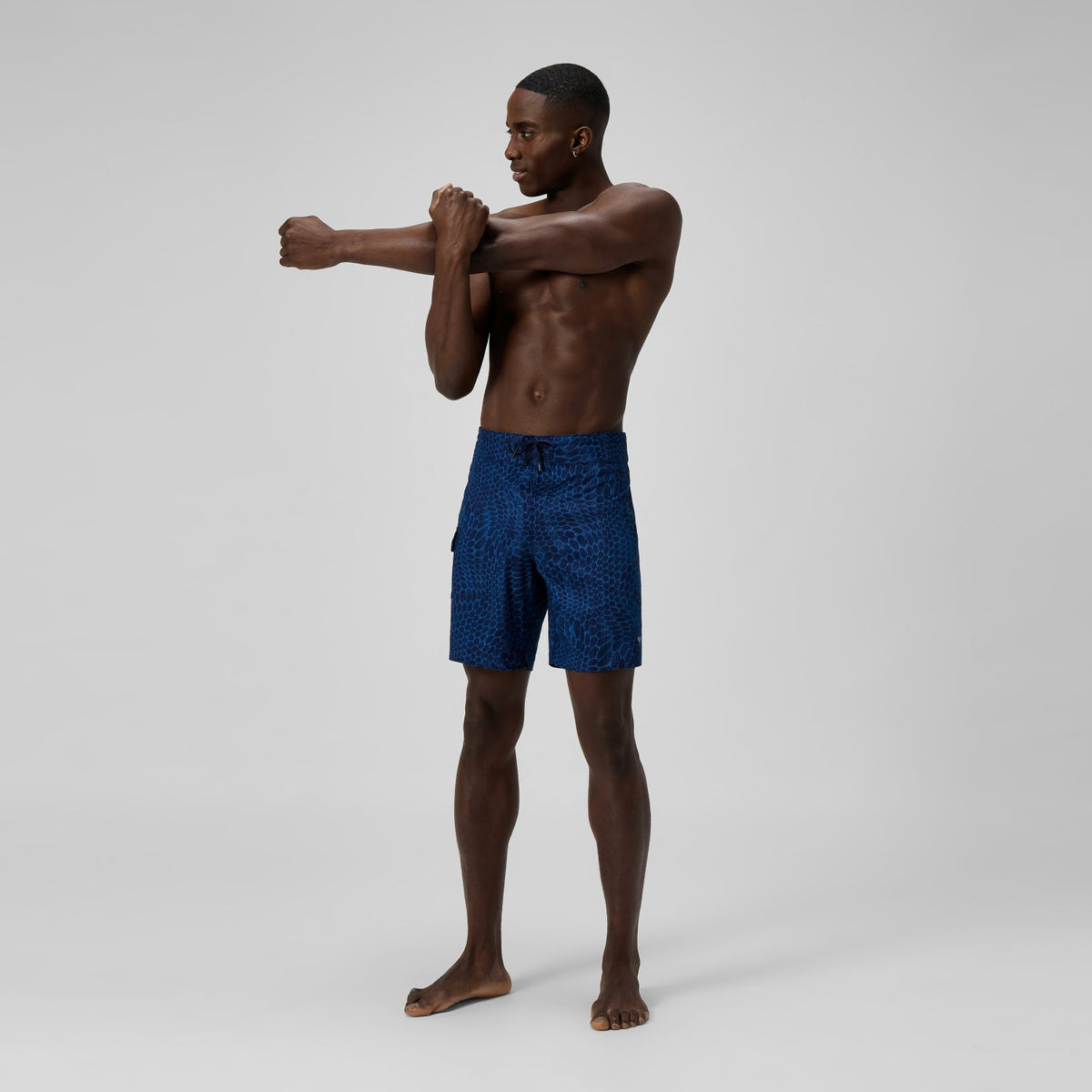 Lookout Printed Boardshorts Navy/Blue | Speedo