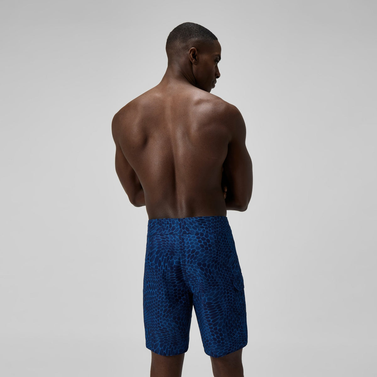 Lookout Printed Boardshorts Navy/Blue | Speedo