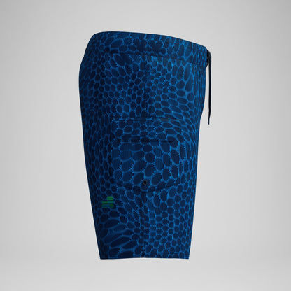 Lookout Printed Boardshorts Navy/Blue | Speedo