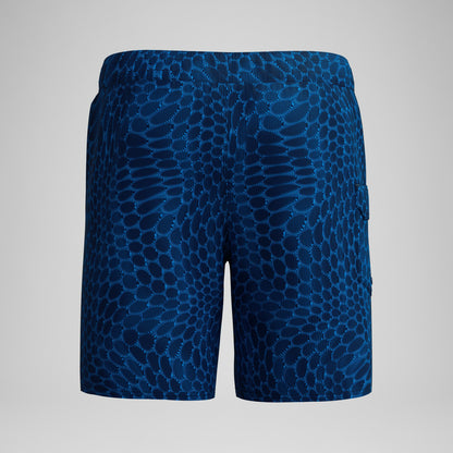 Lookout Printed Boardshorts Navy/Blue | Speedo