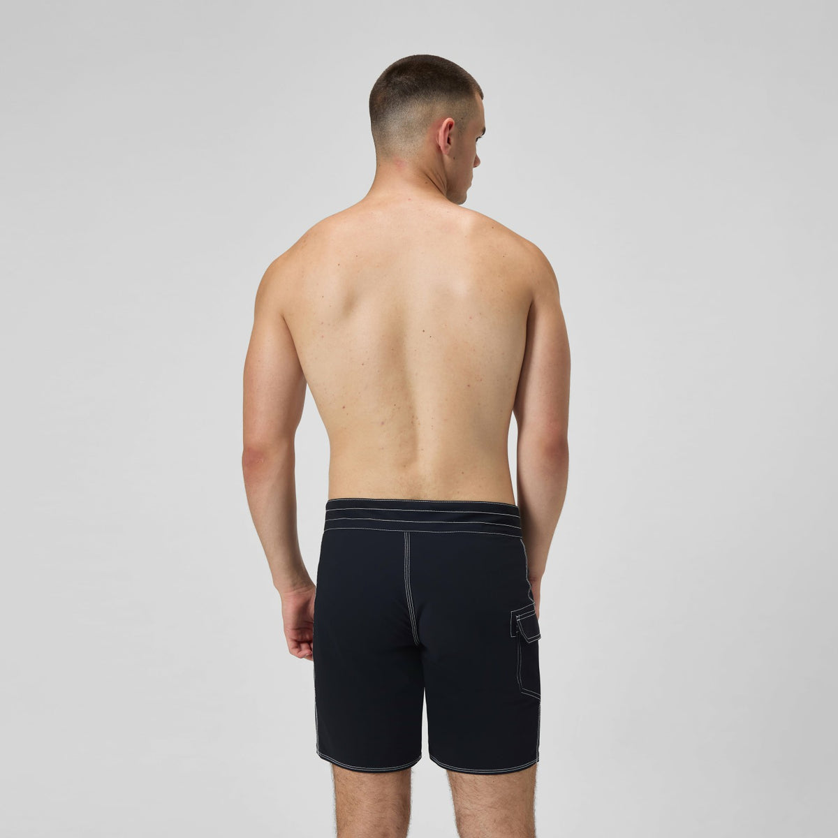 Lookout Solid Boardshorts Black/Dark Grey | Speedo
