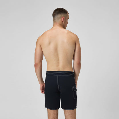 Lookout Solid Boardshorts Black/Dark Grey | Speedo