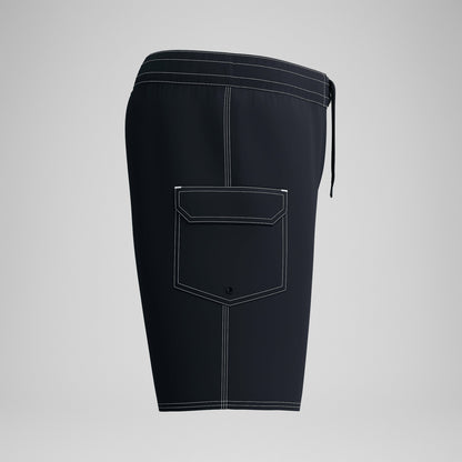 Lookout Solid Boardshorts Black/Dark Grey | Speedo