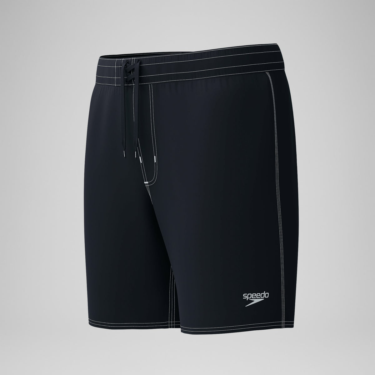 Lookout Solid Boardshorts Black/Dark Grey | Speedo