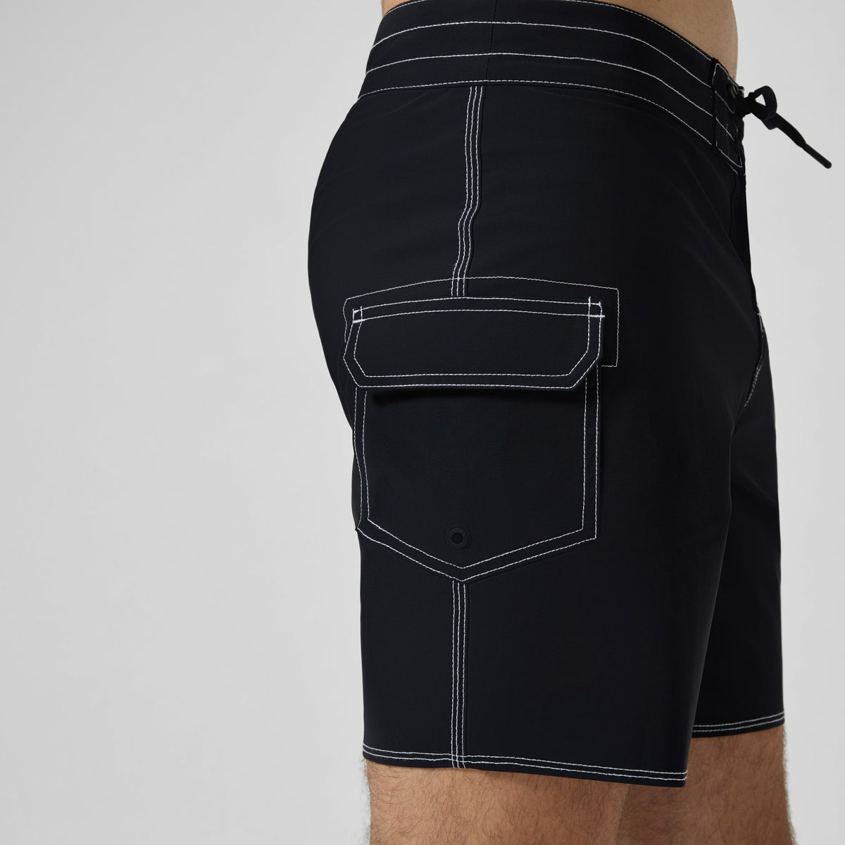 Lookout Solid Boardshorts Black/Dark Grey | Speedo