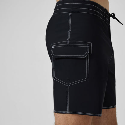 Lookout Solid Boardshorts Black/Dark Grey | Speedo