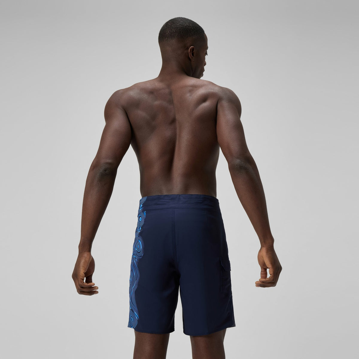 Lookout Printed Boardshorts Navy/Blue | Speedo