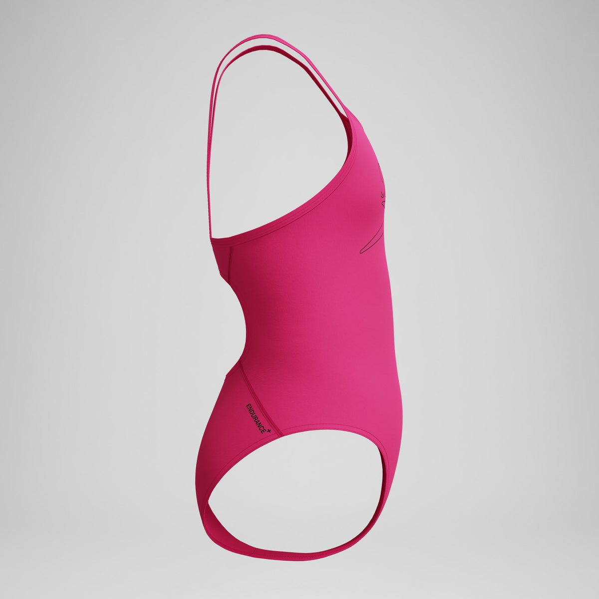 Girls Endurance+ Logo Thinstrap Swimsuit Pink | Speedo
