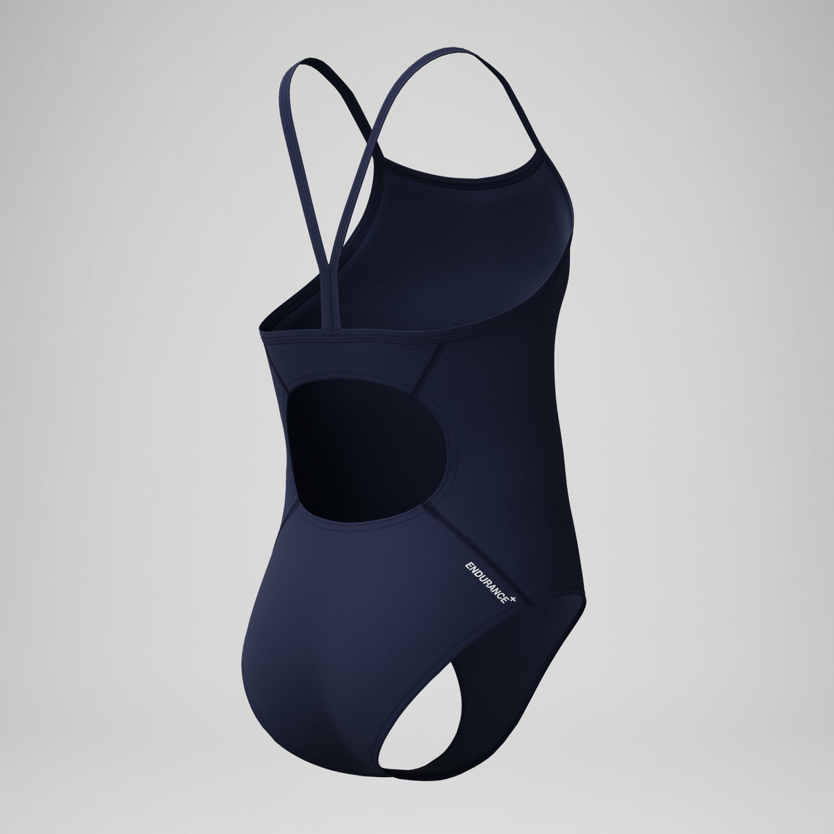 Girls Endurance+ Logo Thinstrap Swimsuit Navy | Speedo