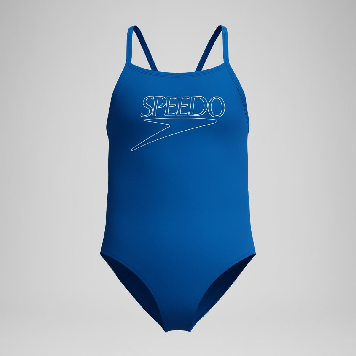 Girls Endurance+ Logo Thinstrap Swimsuit Blue | Speedo