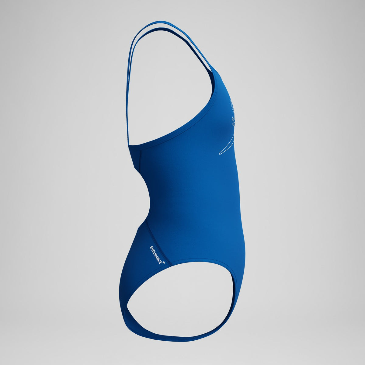 Girls Endurance+ Logo Thinstrap Swimsuit Blue | Speedo