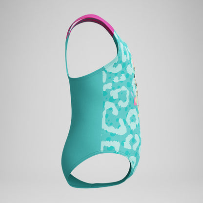 Infant Girls Learn to Swim Printed Swimsuit Turquoise | Speedo