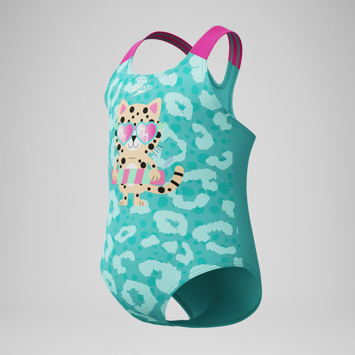 Infant Girls Learn to Swim Printed Swimsuit Turquoise | Speedo
