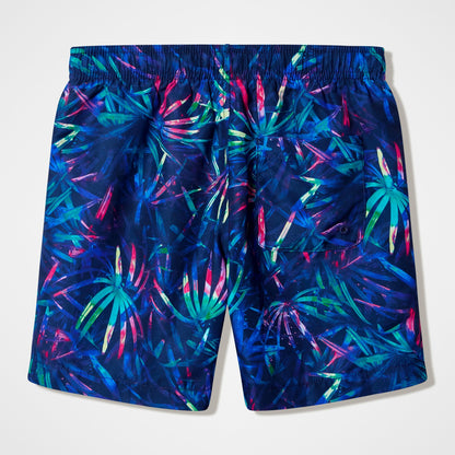 Boys Printed Swim Shorts Navy | Speedo