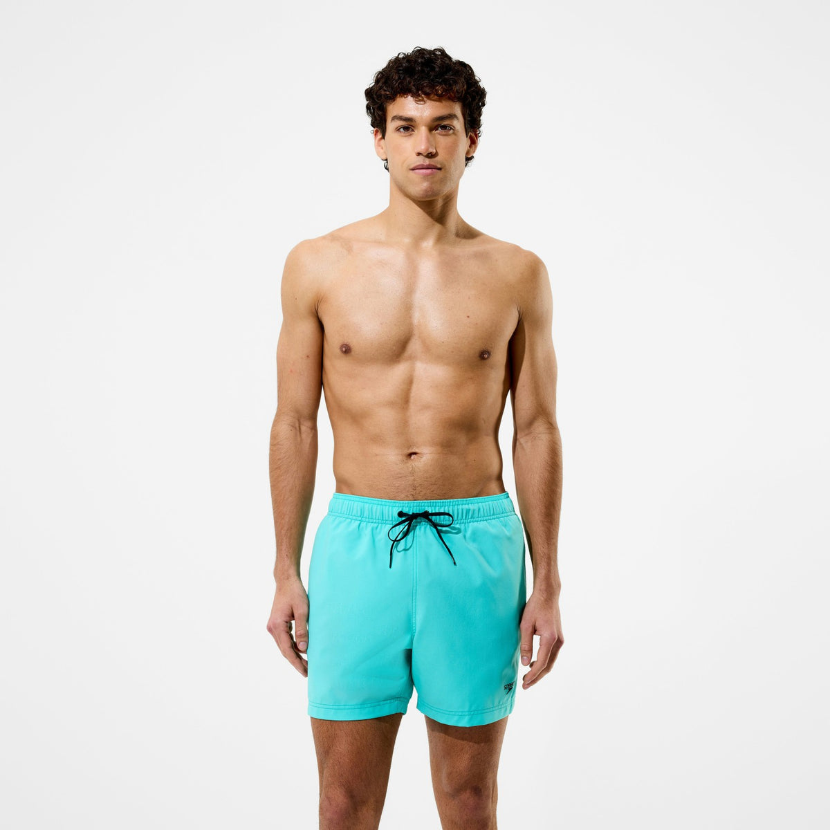 Boys Essentials Logo Swim Shorts Blue | Speedo