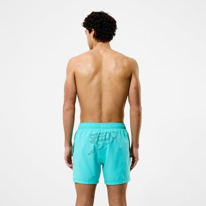 Boys Essentials Logo Swim Shorts Blue | Speedo