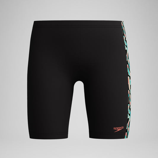 Boys Panel Jammer Black/Orange | Speedo