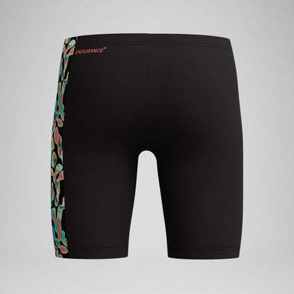 Boys Panel Jammer Black/Orange | Speedo