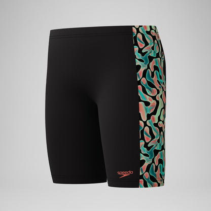 Boys Panel Jammer Black/Orange | Speedo