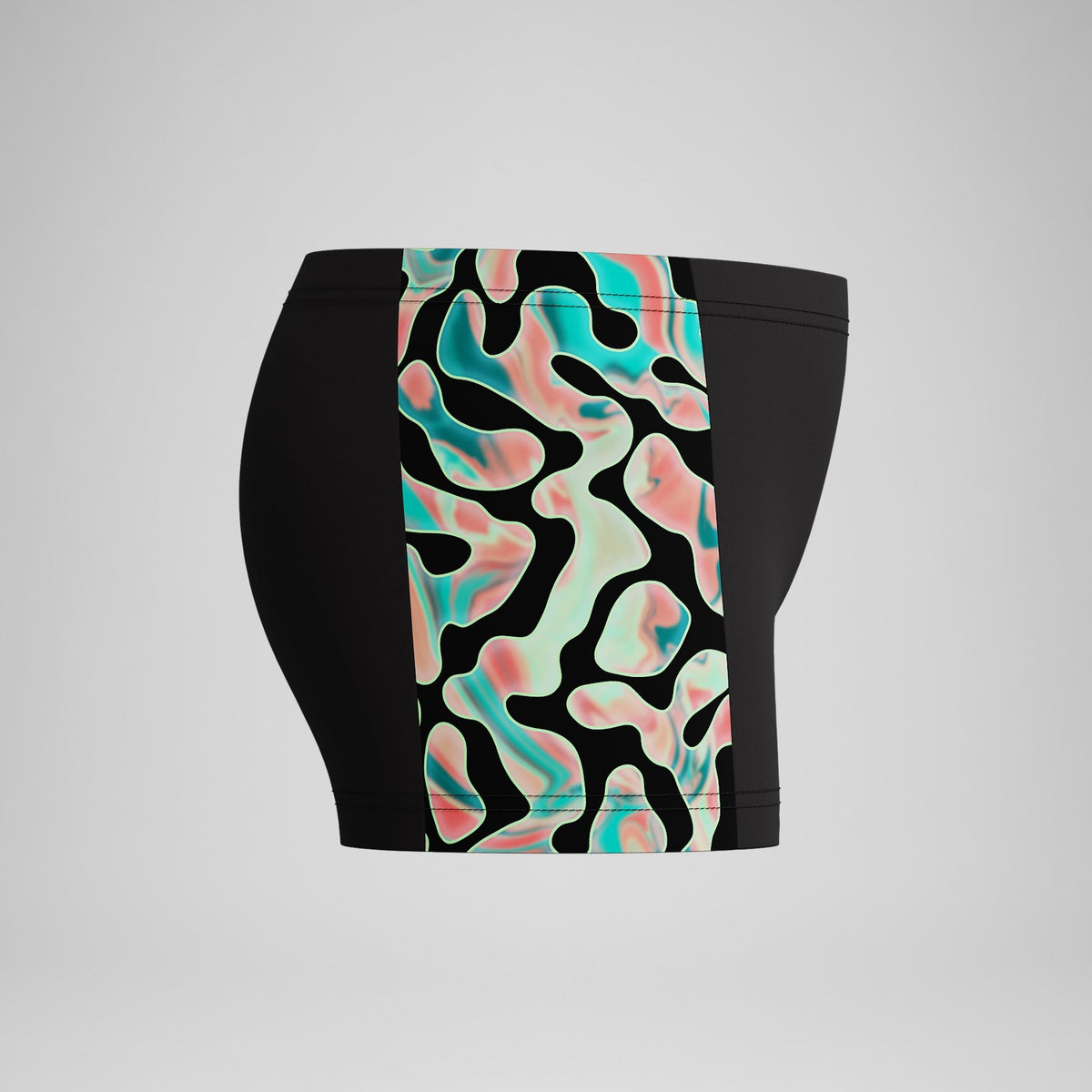 Boys Panel Aquashorts Black/Orange | Speedo
