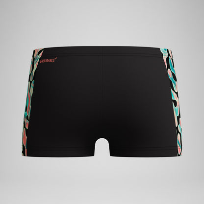 Boys Panel Aquashorts Black/Orange | Speedo