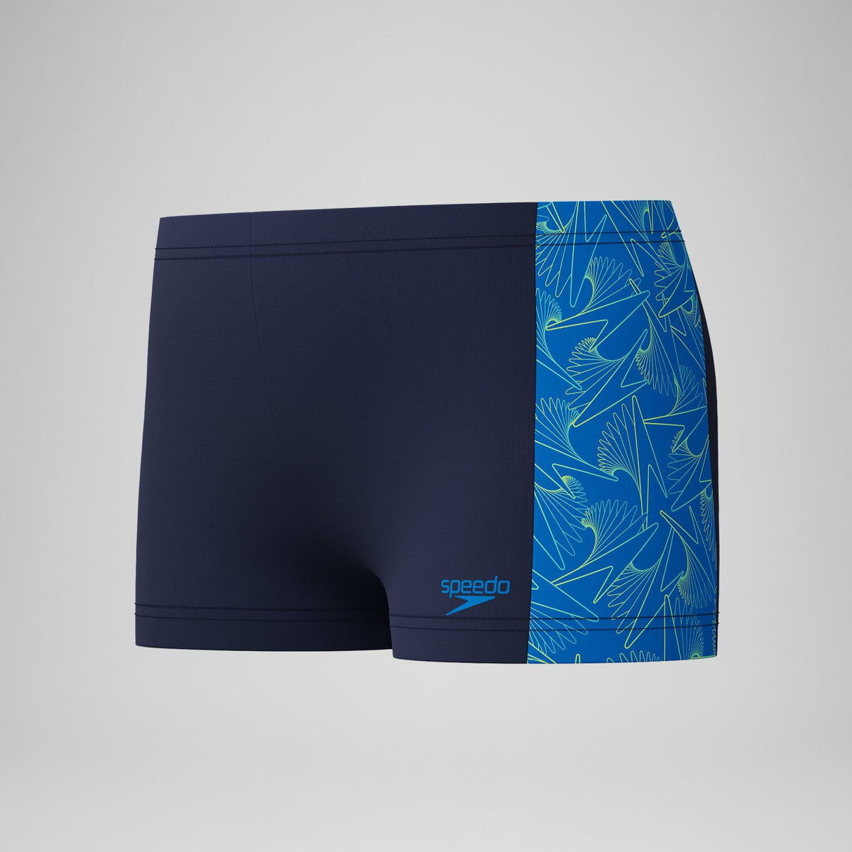Boys Hyperboom Panel Aquashorts Navy/Blue | Speedo