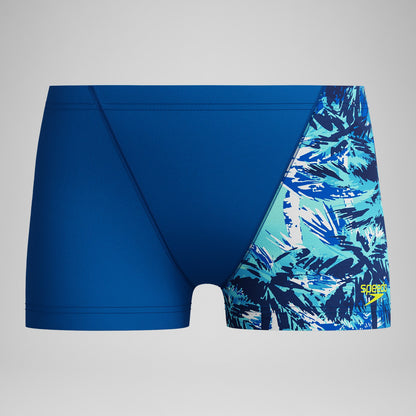 Boys' Printed V-Cut Aquashorts Blue | Speedo