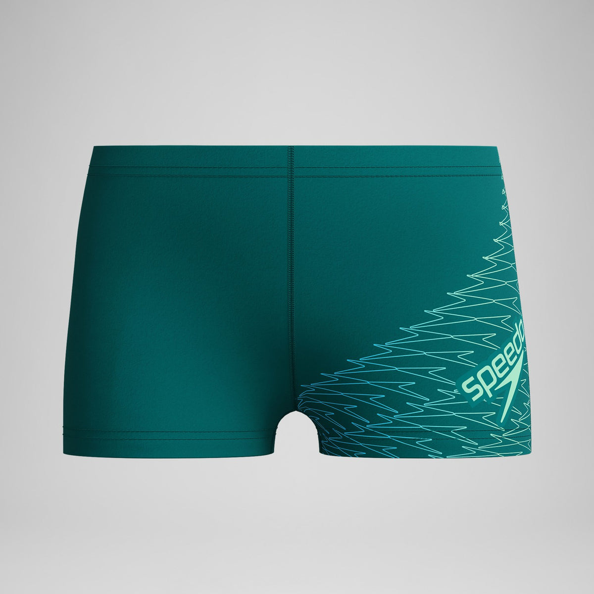 Boys Medley Logo Aquashorts Green | Speedo