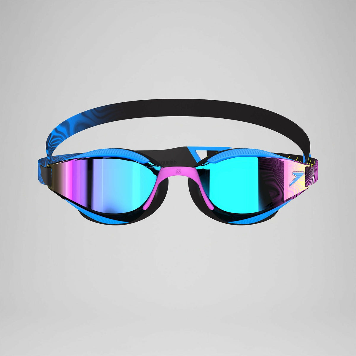 Adult Fastskin Hyper Elite Mirror Goggles Blue/Purple | Speedo