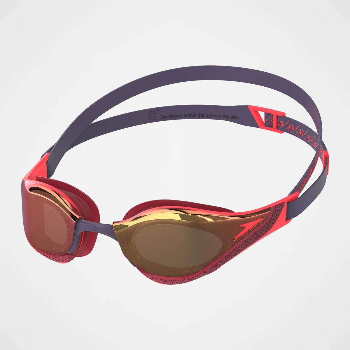 Adult Fastskin Pure Focus Mirror Goggles Red | Speedo
