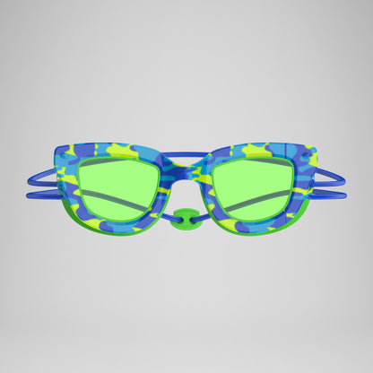 Kids Sunny G Pop Seasiders Goggles Blue/Green | Speedo