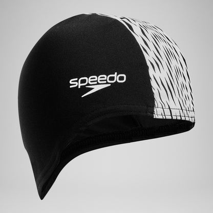 Adult Boom Endurance+ Swim Cap Black/White | Speedo