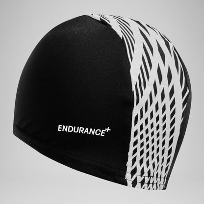 Adult Boom Endurance+ Swim Cap Black/White | Speedo