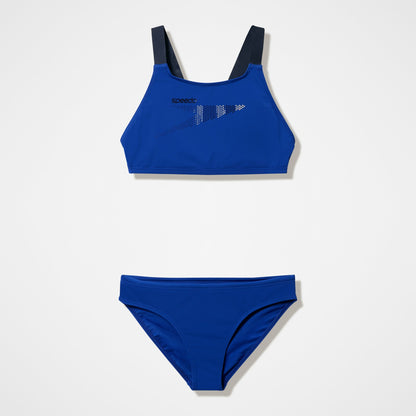 Boom Leaderback Two Piece Blue/Black | Speedo