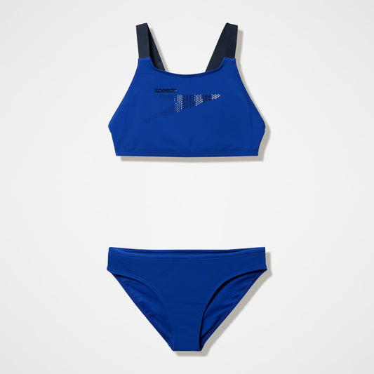 Boom Leaderback Two Piece Blue/Black | Speedo