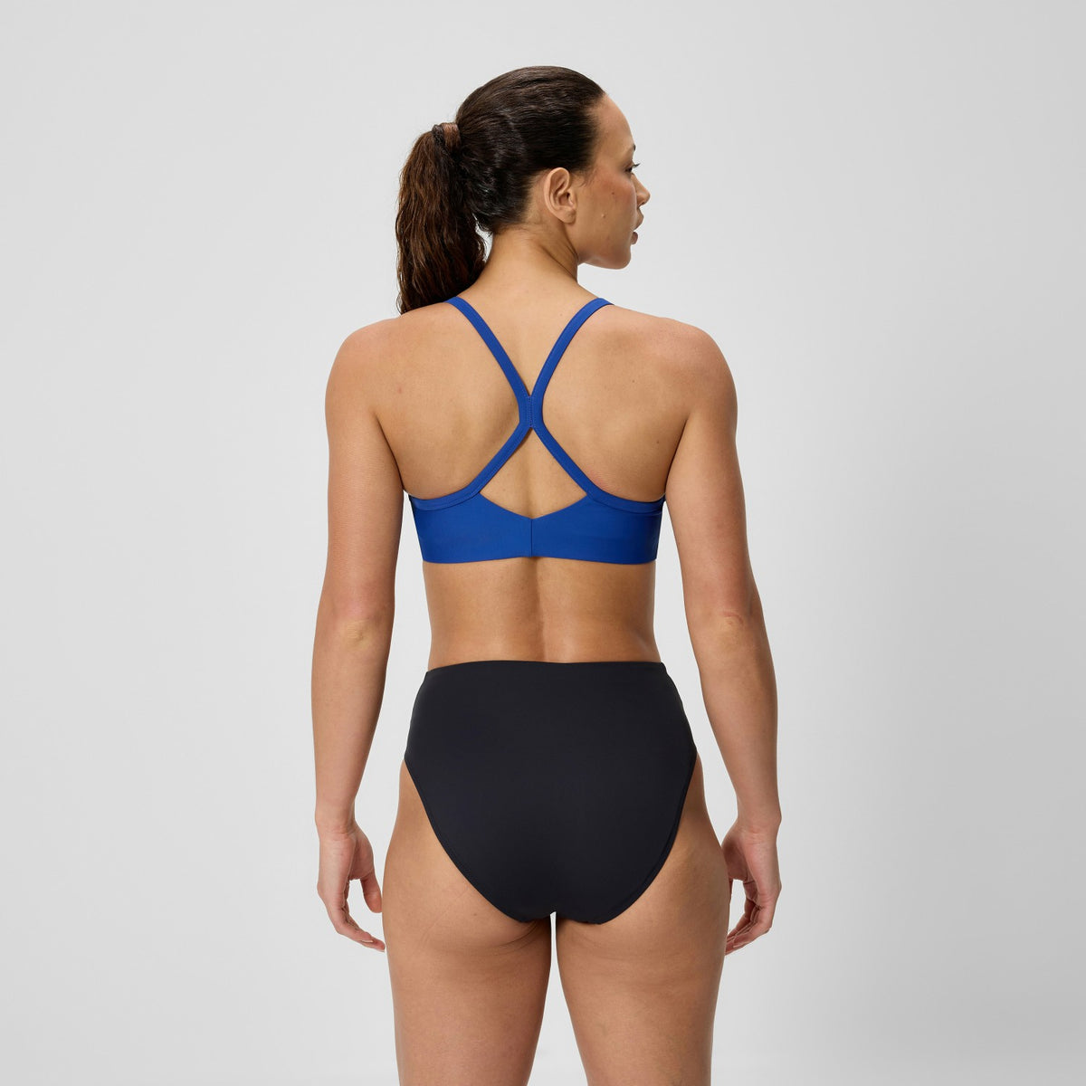 Solid Racerback Bikini Top Blue | Speedo