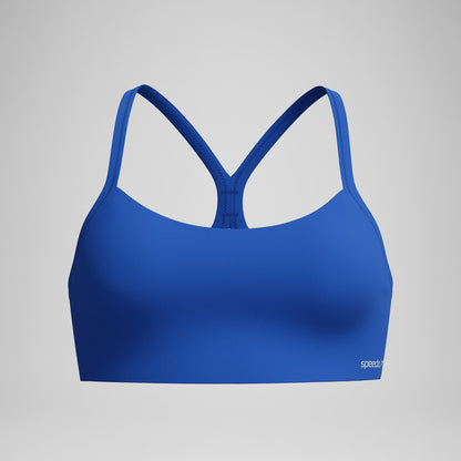 Solid Racerback Bikini Top Blue | Speedo