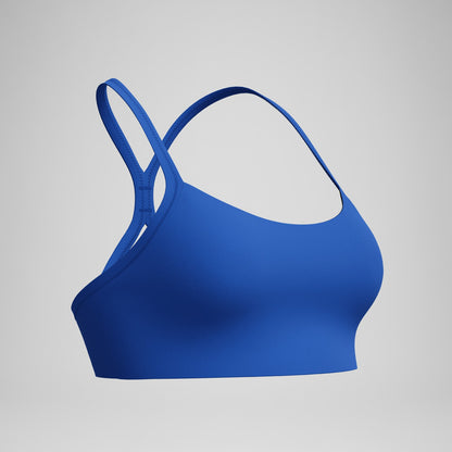 Solid Racerback Bikini Top Blue | Speedo