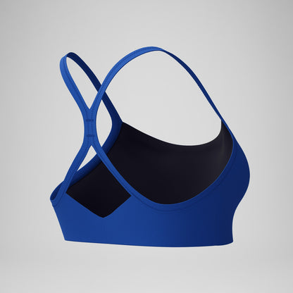 Solid Racerback Bikini Top Blue | Speedo