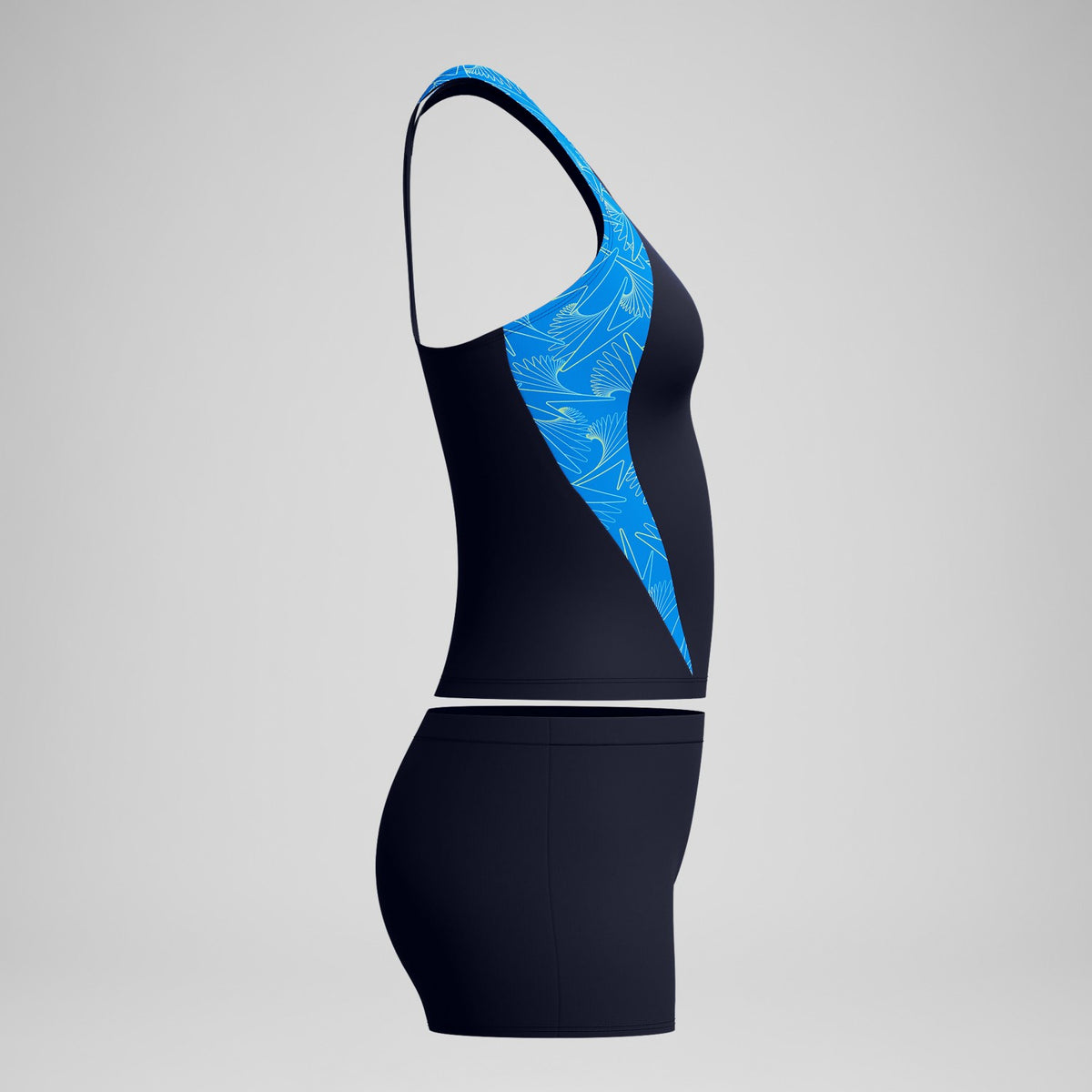 Hyperboom Splice Tankini Set Navy/Blue | Speedo