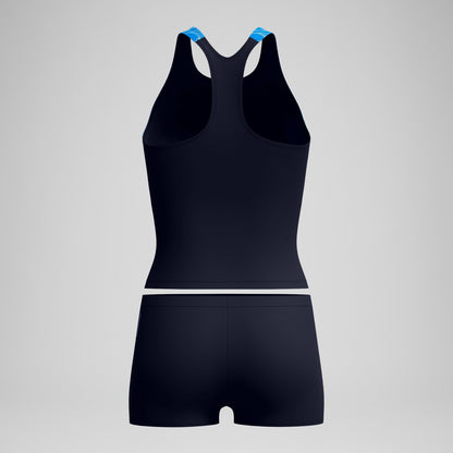 Hyperboom Splice Tankini Set Navy/Blue | Speedo